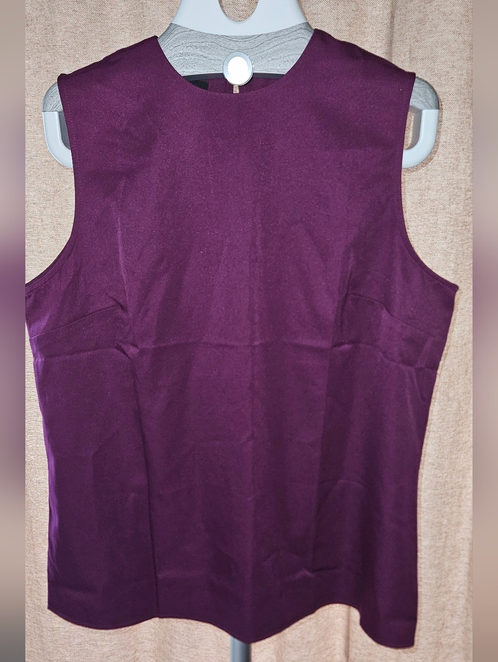 Fortune + Ivy Sleeveless Purple Women's Shell Top